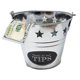 thumbnail image 1 of Tip Bucket de metal con diseño de estrellas para bares, discotecas y músicos, 1 of 4