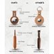 thumbnail image 4 of Llavero para AirTag Bottle Beat Pack de 4, Negro/Marrón, 4 of 8