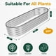 thumbnail image 2 of Cama de cultivo elevada Utopia Home galvanizada 180x60x30 cm, 2 of 8