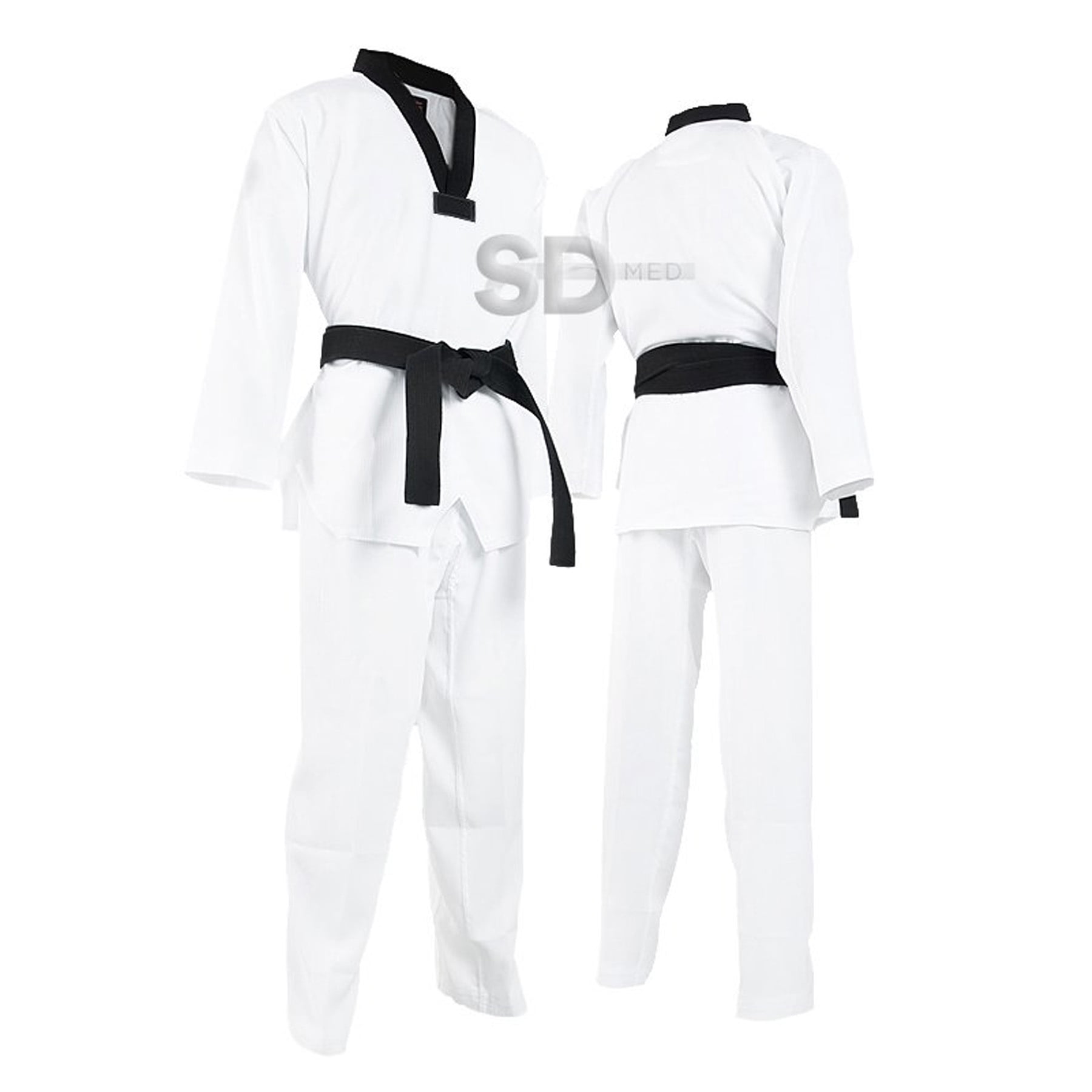 Genérico - Traje De Taekwondo Con Cinturon Blanco Talla 190 Cm - Blanco / 6