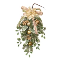 Bothyi - Guirnalda De Flores Navideñas En Forma De Lágrima Para La Decoración De Primavera Y Verano De La Casa De Campo