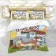 thumbnail image 5 of Cachorros de la Perrera Conjunto de sábanas temático, trío de piezas, cómodo y amigable con la piel, diseño único, regalo de decoración para el hogar para familiares, amigos y fans,173cm *218cm, 5 of 6