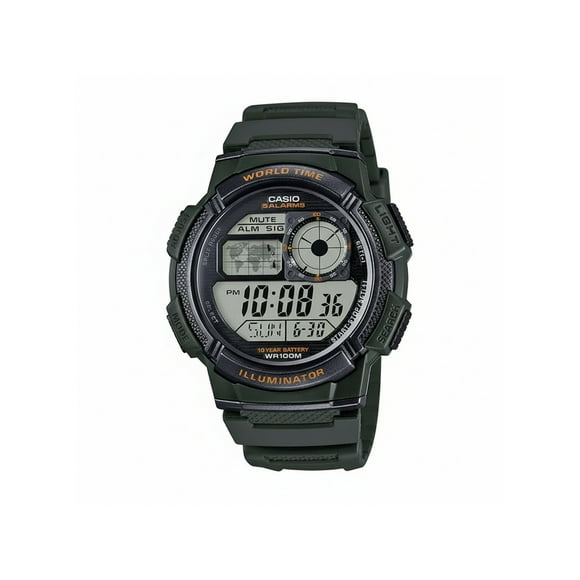 Casio AE-1000W-3AV DH222 – Precisión Global y Estilo Deportivo