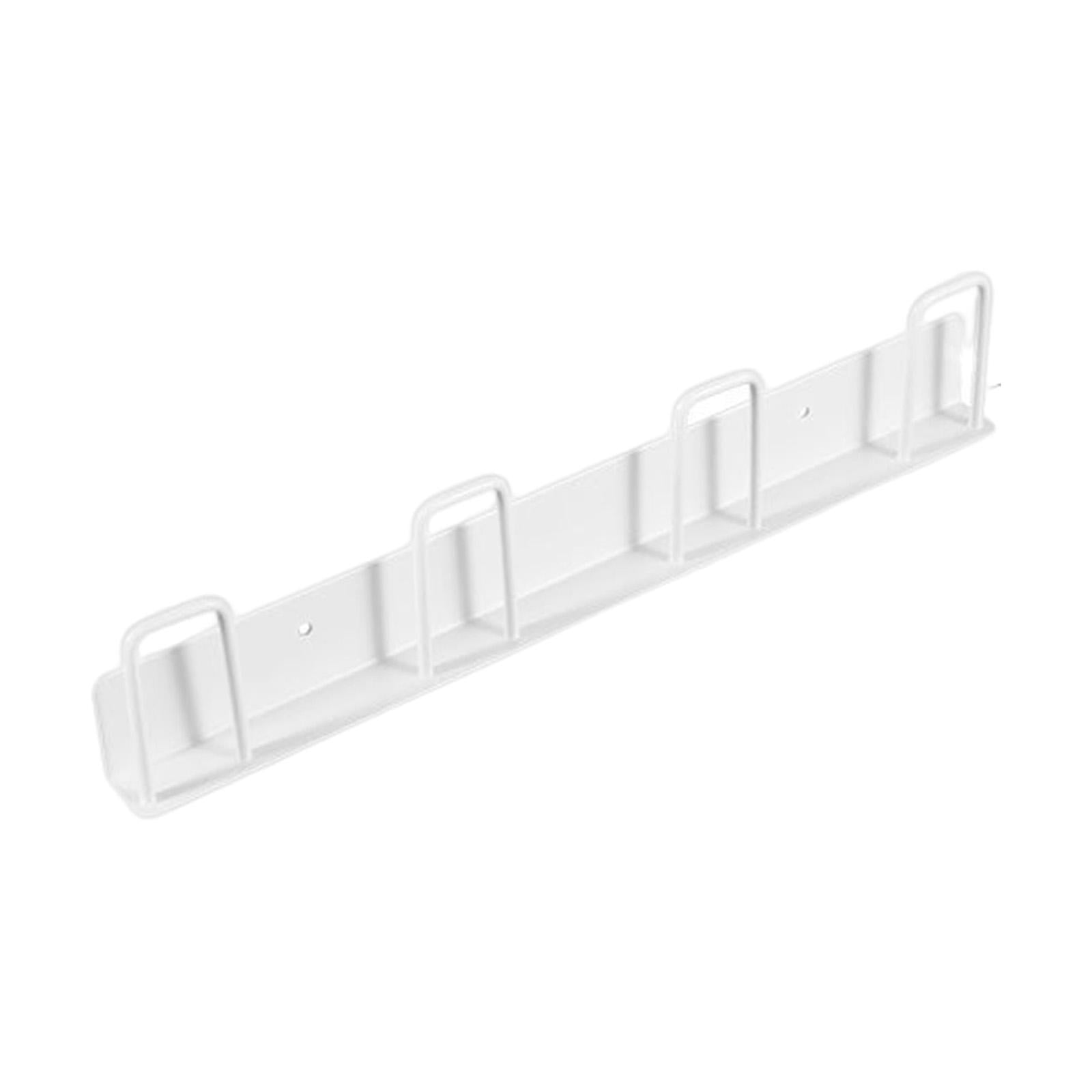 Bothyi - Ganchos Para Tazas Montados En La Pared, Soporte Para Estante De Secado De Tazas Para Cocina, 4 Ranuras, Blanco
