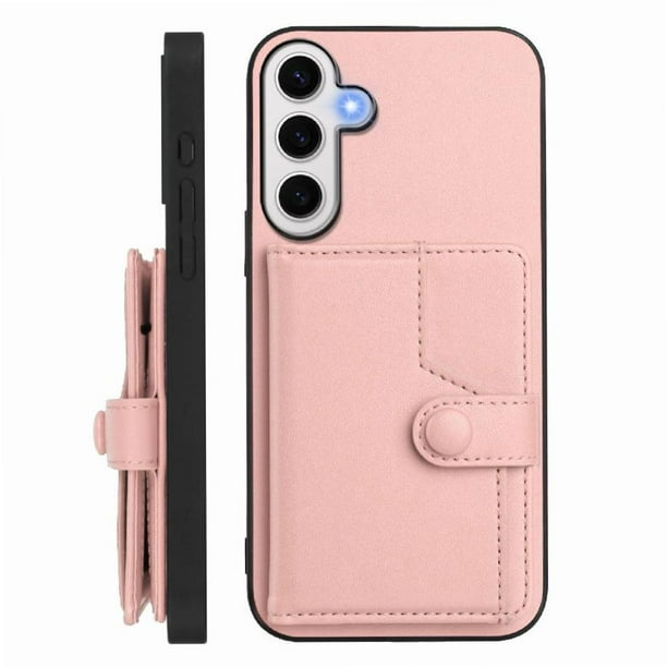 FOXDOCK Funda para SAMSUNG Galaxy S24 FE con Bloqueo RFID - Diseño Elegante con Cierre de Botón