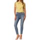 thumbnail image 2 of INSPIRE CHIC Blusa de Mujer para Regreso a Clases con Lazo en el Cuello, Cuello en V, Cuello Alto, Manga Corta de Malla, Talla XL, Amarillo, 2 of 6