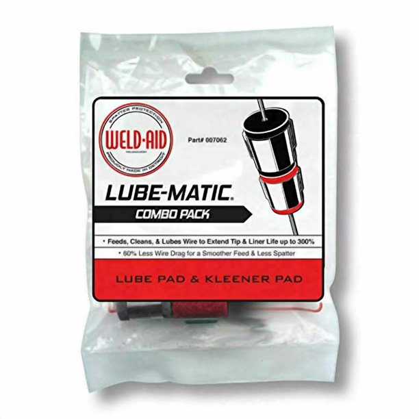 Kit de soldadura MIG Dutis Lube-Matic con almohadilla Kleener y almohadilla lubricante