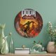 thumbnail image 5 of Doom Eternal Plato decorativo de porcelana fina (bone china), plato decorativo de cerámica para hogar, oficina, soporte de pared, platos decorativos para dormitorio - 6 pulgadas (15 cm), 5 of 6