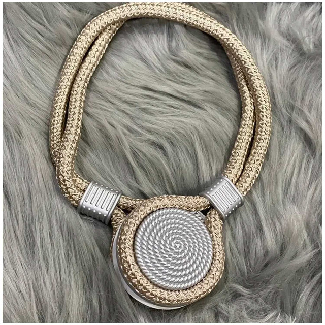 Wyj Hogar - Pack De 02 Sujetadores - Abrazaderas Magneticas Para Cortinas Md20