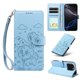 thumbnail image 5 of Funda Cartera para iPhone 16 Pro Perro Cachorro Grabado con Tarjetas Soporte Correa Azul, 5 of 6