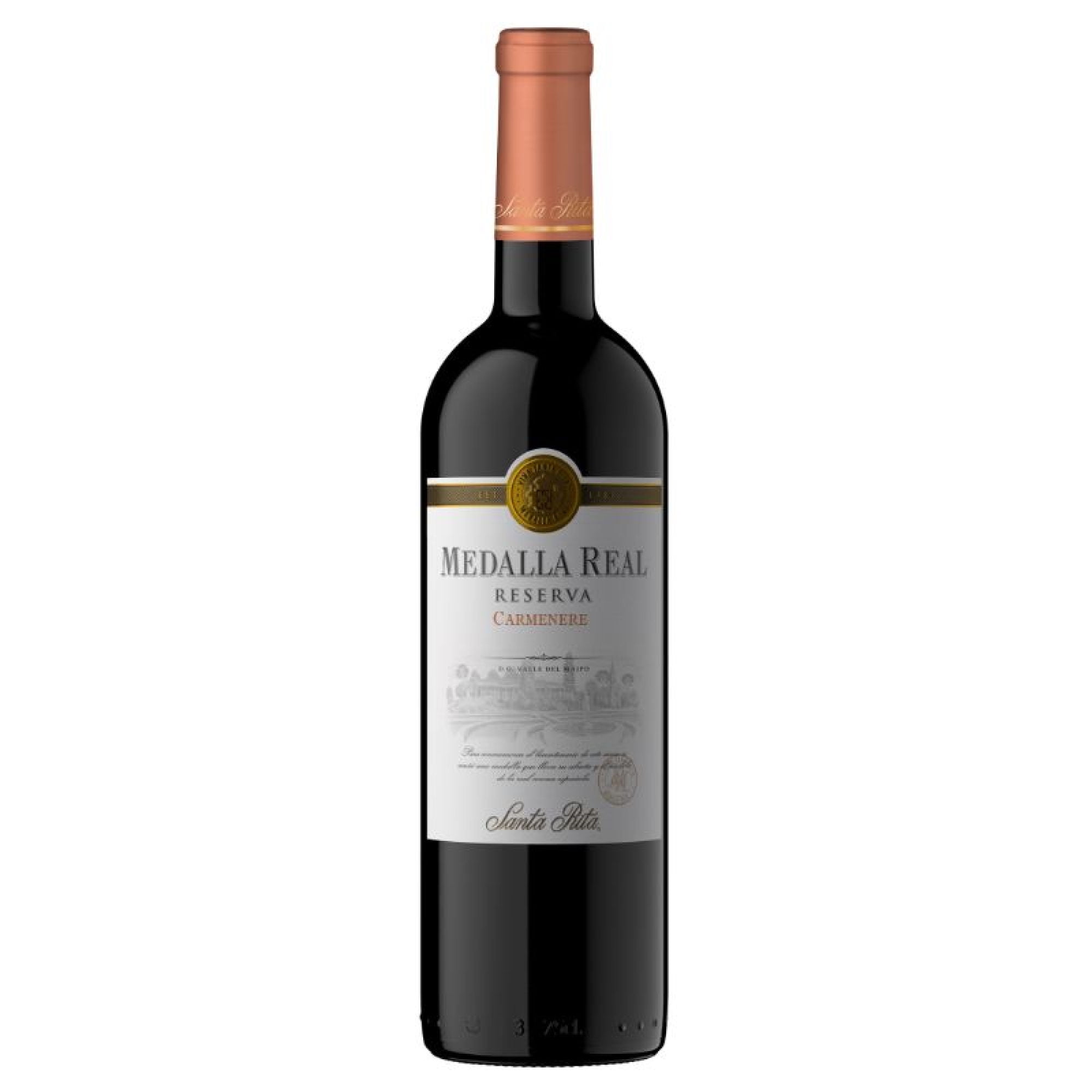 Medalla Real - Vino Tinto Carmenere Reserva 13° Botella