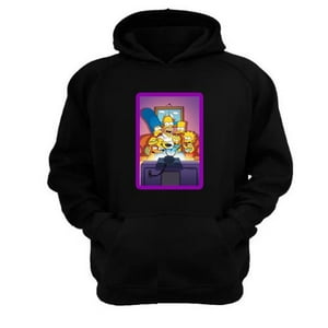 Genérico - Poleron Canguro Familia Amarilla Negro Talla Xs Unisex