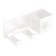 thumbnail image 4 of Soporte Para Secador De Pelo, Estante Para Secador De Pelo De Baño De Aluminio Para Salón De Barbería, Dormitorio, Blanco, 4 of 5