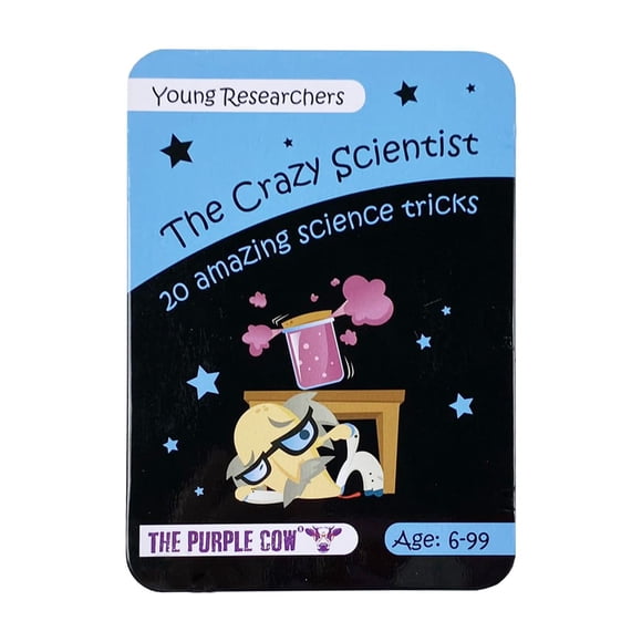 Set de tarjetas de trucos científicos The Purple Cow STEM Games