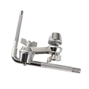 Magideal - Soporte De Cencerro Montura Para Batería Acústica Fijación Metálica Accesorio De Percusión Con Sujeción Firme Y Estable Adecuado Para Actuaciones Y C 16X13Cm