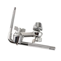 Magideal - Soporte De Cencerro Montura Para Batería Acústica Fijación Metálica Accesorio De Percusión Con Sujeción Firme Y Estable Adecuado Para Actuaciones Y C 16X13Cm