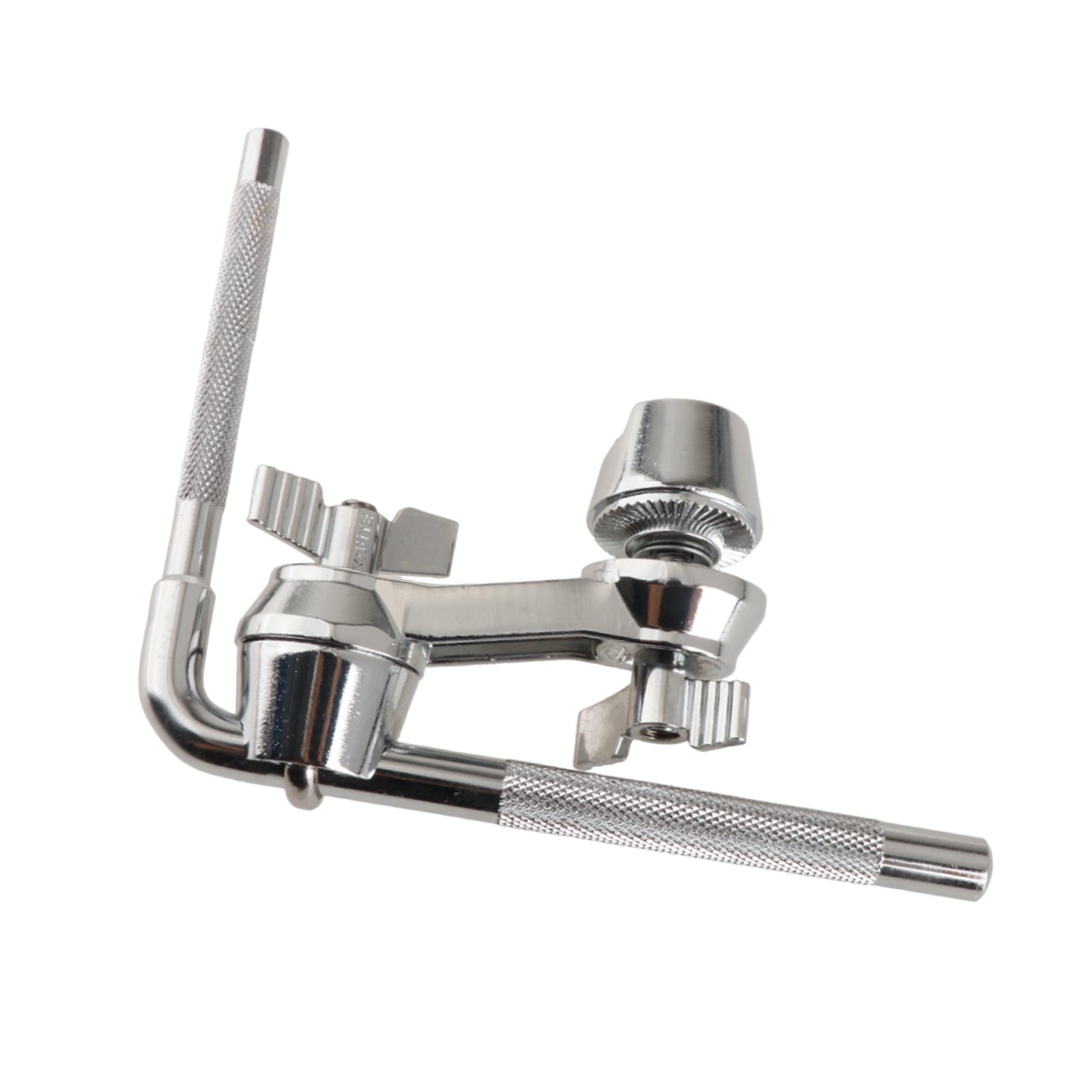 Magideal - Soporte De Cencerro Montura Para Batería Acústica Fijación Metálica Accesorio De Percusión Con Sujeción Firme Y Estable Adecuado Para Actuaciones Y C 16X13Cm