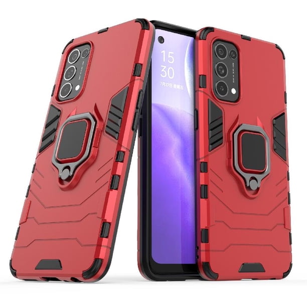 FOXDOCK Funda Antigolpes para OPPO RENO 5 – Protección Total con Soporte y Diseño Robusto