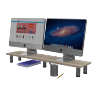 Bookstore - Base Para Monitor Doble - Acacia Arena