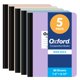 thumbnail image 1 of Cuadernos Oxford Pack de 5, Renglones Anchos, 80 Hojas, Colores Pastel, 1 of 8