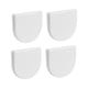 thumbnail image 4 of 4x Clips Para Cortina De Ducha, Color Blanco, Fáciles De Instalar, Duraderos, Para Cortina De Baño, 4 of 5