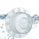 thumbnail image 1 of Transform Your Bath into a Relaxing Spa with our Clear Overflow Drain Cover - Perfect Gift for Mom! Fits Most Tubs, with Multiple Adhesive Magnets for Sturdy Hold., 1 of 4