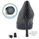 thumbnail image 3 of Protectores y tapones para reparación de tacones altos - 4 pares (XS, S, M, L, negro), 3 of 5