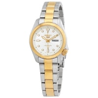 Reloj Análogo Seiko 5 Sports Bicolor Blanco Mujer