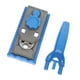 thumbnail image 2 of plantilla bolsillo taladro redondo tenon localizador carpintería carpintería herramienta de unión, 2 of 5