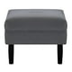 thumbnail image 5 of Sofa New Retro 3c + 2 Pouf Felpa 00 Gris, 5 of 6