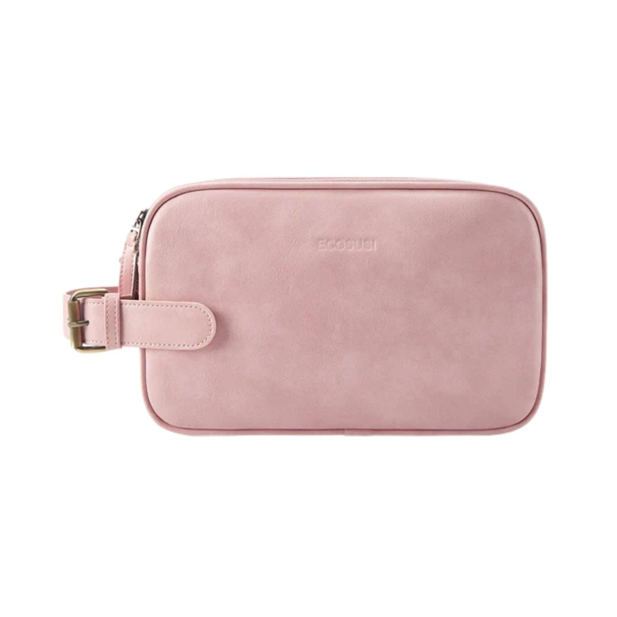 Ecosusi Neceser Grande Elena De Cuero Vegano - Rosado Rubor