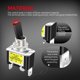 thumbnail image 3 of Interruptor DaierTek 30A 12V DC con LED rojo para coche y camión, 2 unidades, 3 of 6