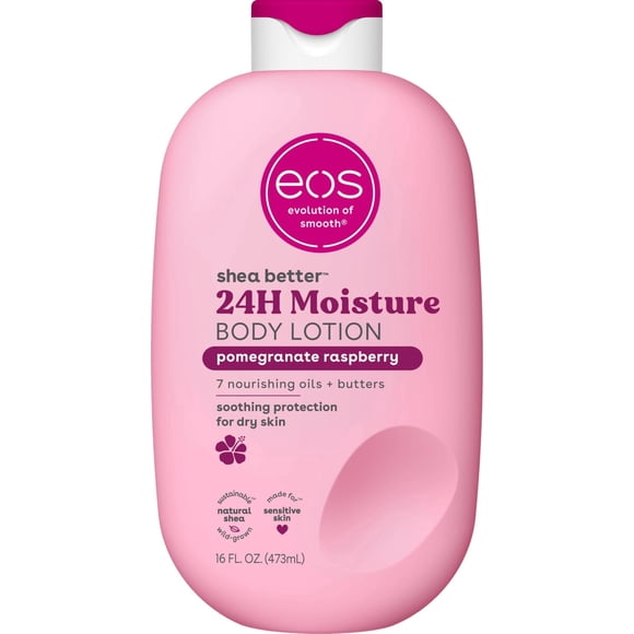 Loción eos Shea Better 473 ml Granada y Frambuesa 24H