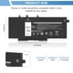 thumbnail image 3 of Batería YUERYE GJKNX 7.6V 68Wh para Dell Latitude/Precision, 3 of 8