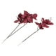 thumbnail image 3 of Flores De Orquídeas Artificiales 3 Uds Tallos De Orquídeas Falsas Decoración Flor De Imitación Para El Hogar Rojo, 3 of 3