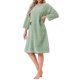 thumbnail image 2 of INSPIRE CHIC Camisón de Franela para Mujer Vestido de Dormir de Forro Polar Peludo Cuello Redondo Pullover Ropa de Descanso de Invierno con Bolsillo S Verde Claro, 2 of 6