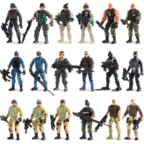 Figuras De Acción Skylety Special Forces Army Men X18 X 10 Cm