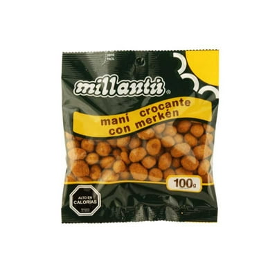 Maní Con Merkén Salado 100 G Millantú