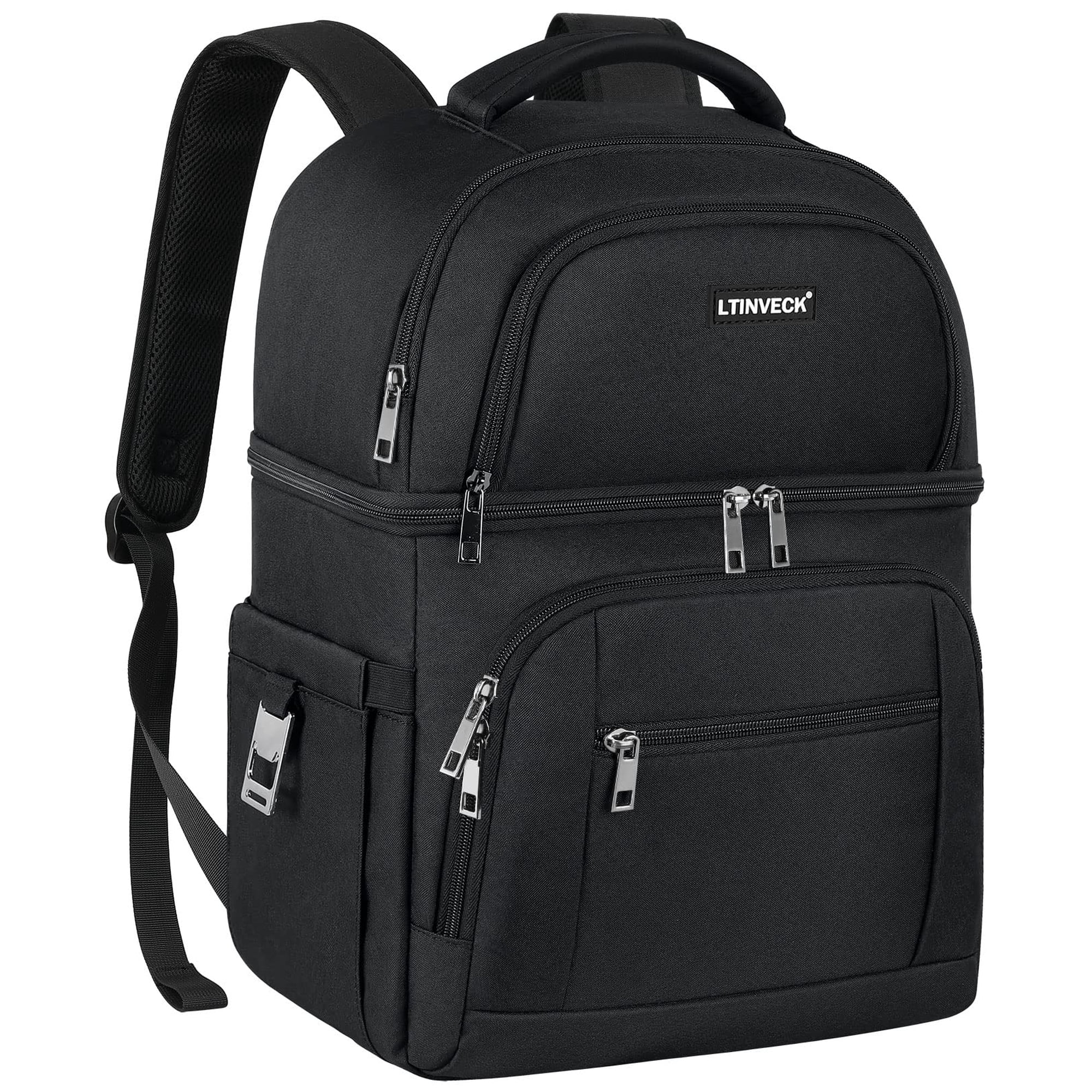 Ltinveck - Mochila Térmica, Aislante, A Prueba De Fugas, De Doble Cubierta, Para Hombre Y Mujer, Mochila De Almuerzo Rfid
