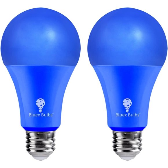 Bombilla LED Bluex A21 15W equivalente a 120W E26 azul pack 2