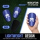 thumbnail image 3 of Mini espinilleras MediCaptain MiniGuards 9,9 x 6,1 cm, azul, 3 of 7