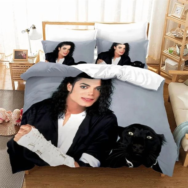 Michael Jackson Bedding Set,Duvet Cover Comforter Bed Set Quilt Cover Pillowcase