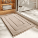 thumbnail image 2 of Alfombra Baño Microfibra Bajada Ducha Absorbente Beige #2, 2 of 3