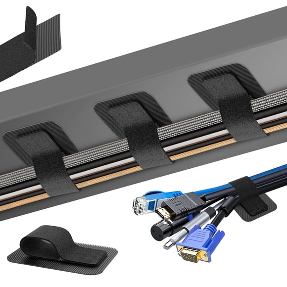 Organizador de Cables fansto con Gancho y Lazo Ajustable 20 Pares