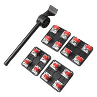 Bothyi - Muebles Pesados Herramienta Móvil Rodillo Rueda Deslizador Elevación Transporte Cuadrado