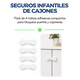 thumbnail image 2 of Seguro Infantil Adhesivo Multiuso para Cajones y Puertas Pack 4 Unidades, 2 of 9