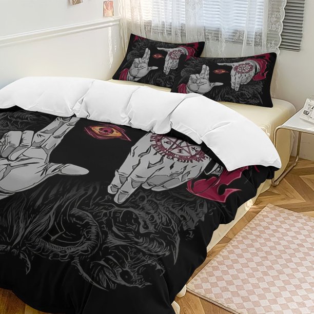 Hellsing Anime Home Bed 3-piece Set Classic Japanese Anime Polyester Wash Student Dormitory Set
