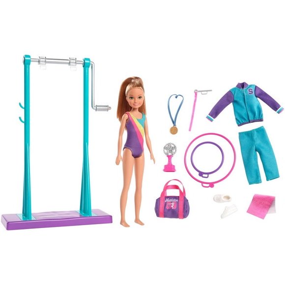 Muñeca Barbie Stacie conjunto de gimnasta