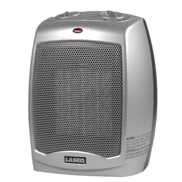 Termostato regulable Heater Lasko Ceramic de 1500 W, color gris