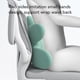 thumbnail image 4 of M Buder Almohada Lumbar Ergonómica de Memory Foam – Verde, Cojín para Silla de Oficina y Asiento de Auto con Diseño de Cintura y Respaldo, 4 of 10